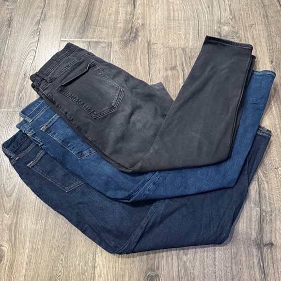 Old Navy Men's Black Blue Jeans bundle set of 3 size 36x32 athletic taper flex - Picture 11 of 11